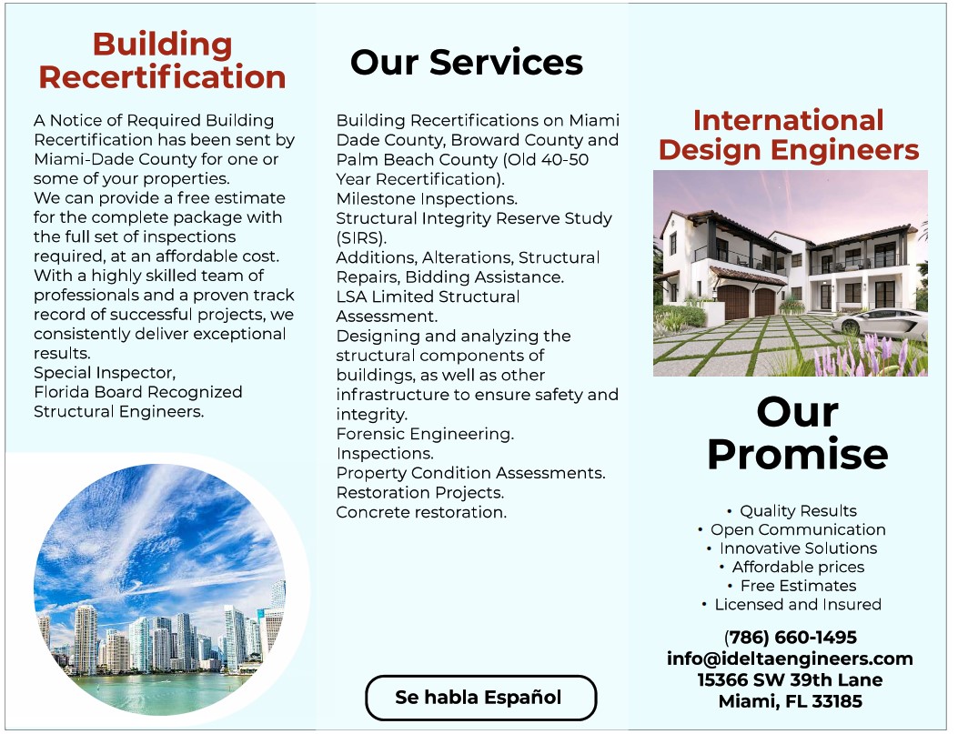 Building Recertification Flyer